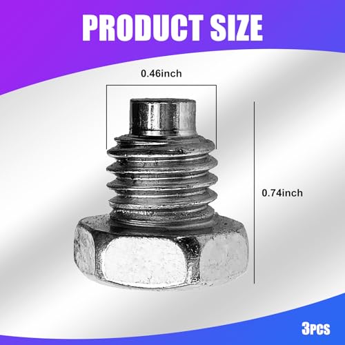 3 PCS Jack Pressure Rod Fixed Screw, Floor Jack Handle Bolt, - Product Imagery