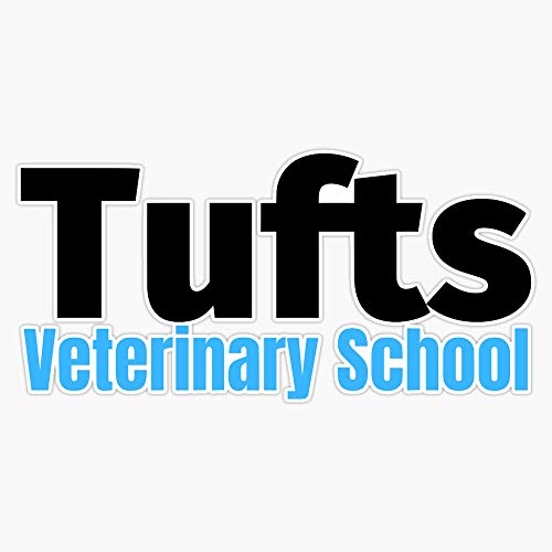 Tufts Veterinary School Waterproof Vinyl Window Bumper Sticker - Product Imagery