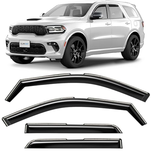 CLIM ART in-Channel Incredibly Durable Rain Guards for Dodge - Product Imagery