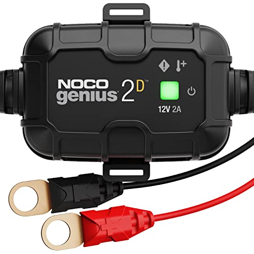 NOCO GENIUS2D 2A 12V Onboard Battery Charger, Trickle Charger & - Product Imagery
