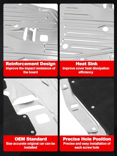 Upgraded Aluminum Engine Splash Shield for 2016-2021 Civic - Product Imagery