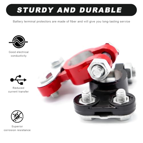2 PCS Battery Terminal Connector, Anti Corrosion Car Battery - Product Imagery