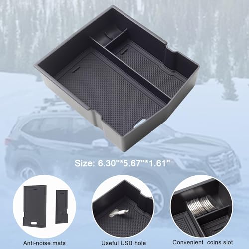 JKCOVER Center Console Organizer Tray For 2019-2024 Subaru - Product Imagery