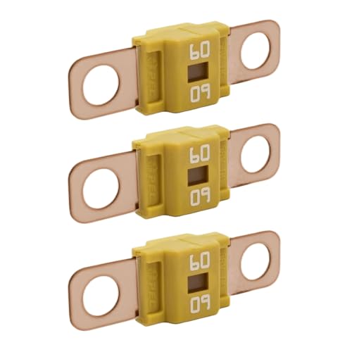 3PCS AMI/Midi Fuse, High Current 60A, Bolt-on Fuse Universal for - Product Imagery