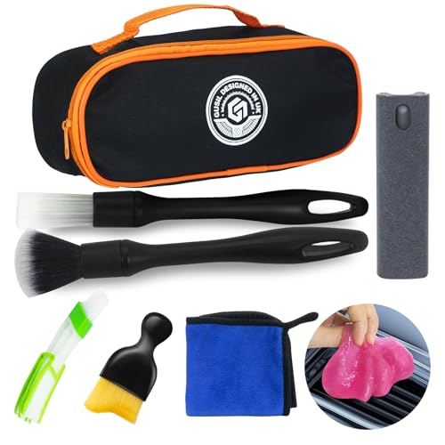 Gusil 8PCS Car Interior Detailing Kit, Dash Duster for Car - Product Imagery
