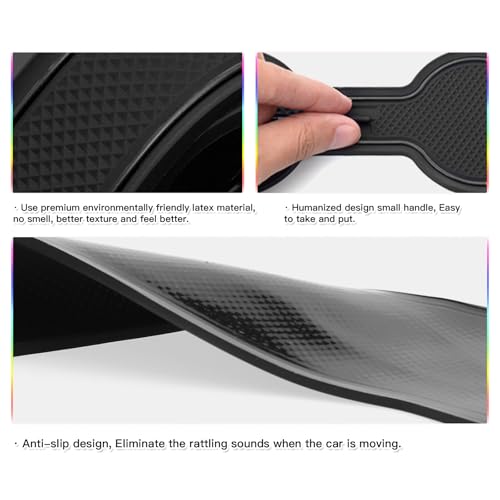 SKTU Door Slot Mat for 2024 2025 2026 Hyundai Santa Fe Door - Product Imagery