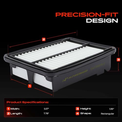 A-Premium Engine Air Filter Compatible with Honda Model - Product Imagery