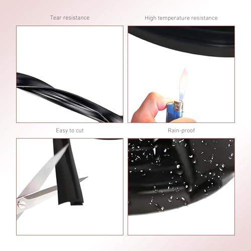 1.7M/5.6Ft Windshield Cowl Rubber Seal Strip, Front Rear - Product Imagery