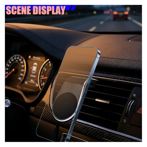 Magnetic Car Phone Holder, 360° Rotatable Adjustable Car Air - Product Imagery
