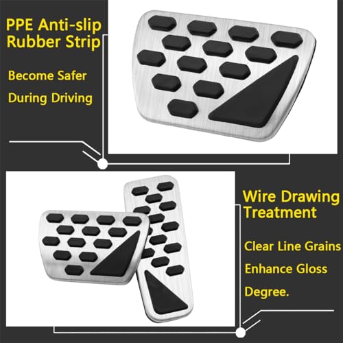Foot Accelerator Pedal Cover Compatible for Jeep Wrangler JL/JLU - Product Imagery