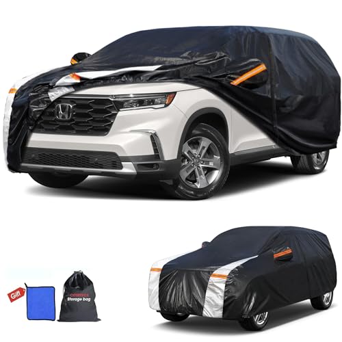 Honda Pilot Car Cover 100% Waterproof All Weather, Gift with - Product Imagery