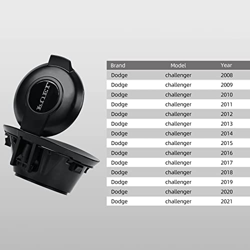 68250120AA Fuel Filler Door Cap Matte Black Gas Cover Cap Vapor - Product Imagery