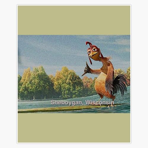 Chicken joe Black Products Window Water Bottle Bumper Sticker - Product Imagery