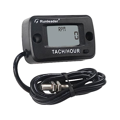 Runleader RL-HM019C Magnetic Pickup Tach/Hour Meter - Product Imagery