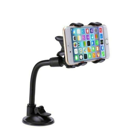 360° Car Windshield Mount Cradle Holder Stand for iPhone Mobile - Product Imagery
