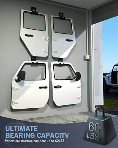 Storage Door Hangers Compatible with 1956-2024 Jeep Wrangler, - Product Imagery