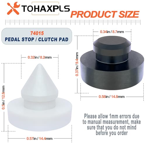 74015 Brake Pedal Accelerator Stop Pad, Brake Pedal Stopper - Product Imagery