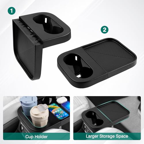 Karltys Center Console Organizer Tray with Cup Holder for - Product Imagery