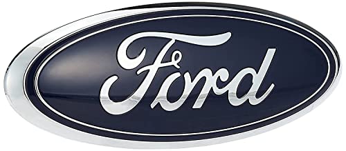 Genuine Ford AA8Z-9942528-A Nameplate, DARK BLUE, 9 x 3.5 INCHES - Product Imagery