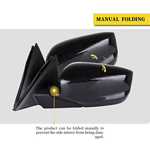 OCPTY Driver Side Mirror,Fits For 2008-2012 For Honda For Accord - Product Imagery