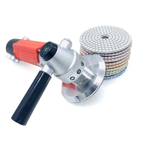 Aluminum Backer Pad, 5 Inch Hook and Loop Backing Pad, 5/8”-11 - Product Imagery