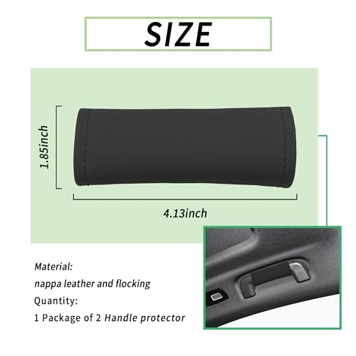 2PCS Leather Inside Car Door Handle Protector,Colorful Car - Product Imagery