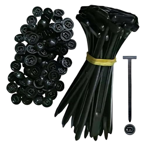 Nylon Universal Cable Tie Buckle, 30PCS Heavy Duty Self-Locking - Product Imagery