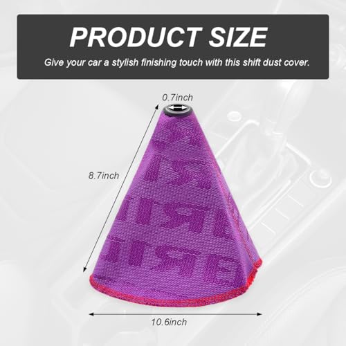 Car Shift Boot Cover, Fabric Shifter Lever Knob Boot Dustproof - Product Imagery