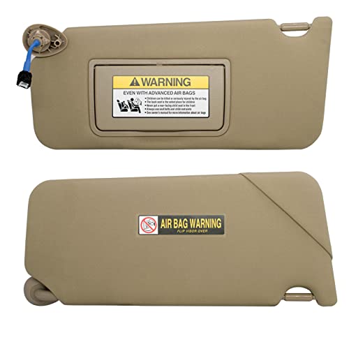 NHILES Left Driver Side Sun Visor Compatible with Honda Accord - Product Imagery