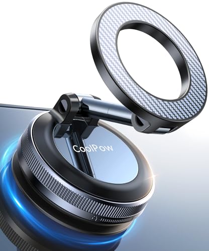 Coolpow【Newest Vacuum Magnetic Phone Holder for Car Phone Holder - Product Imagery