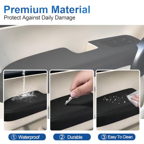 AOMSAZTO Car Door Armrest Pads Leather for Honda CRV 2007-2012 - Product Imagery