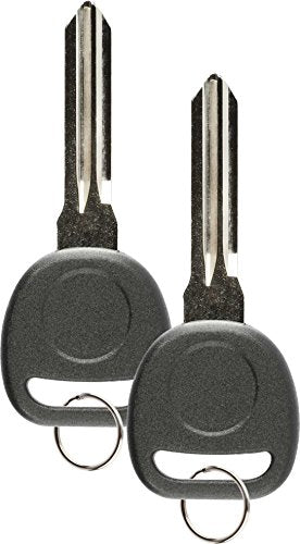 2X Transponder Uncut Key Replacement for Cadillac Chevrolet GMC - Product Imagery