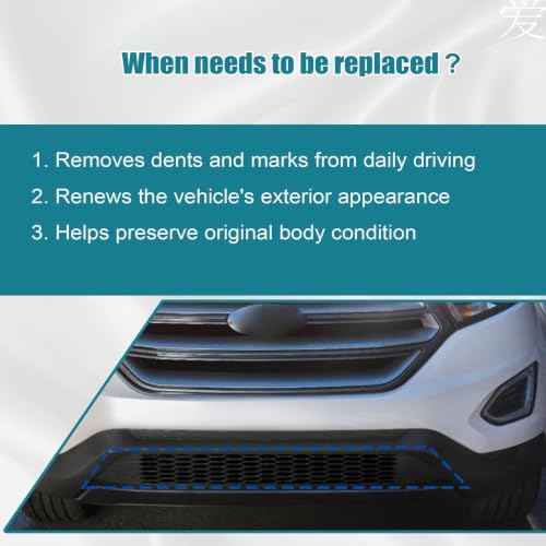 GXARTS Black Lower Front Bumper Grille FT4Z-17K945-AA ompatible - Product Imagery