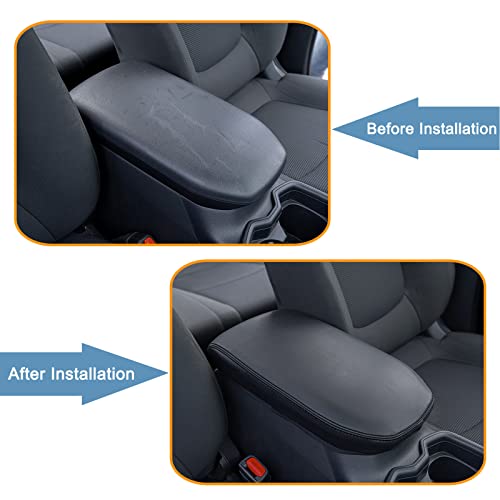JDMCAR Center Console Armrest Cover for 2025 Toyota RAV4 - Product Imagery