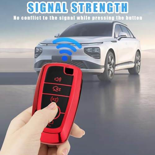 XIYANG TRADE For Ford Key Fob Cover with Keychain,for Explorer - Product Imagery