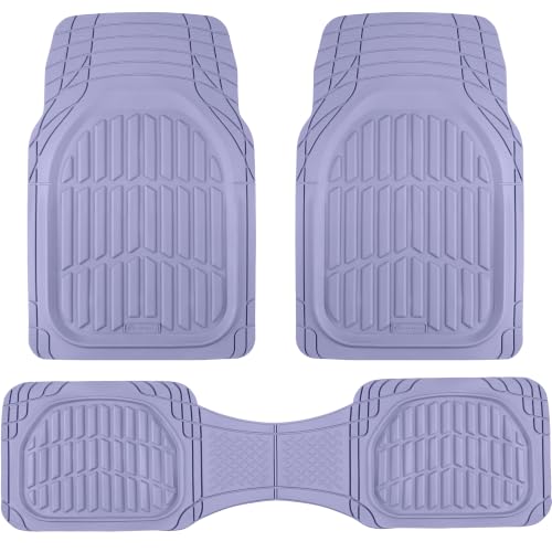 Lavender Purple Car Floor Mats - Universal Trim to Fit All - Product Imagery