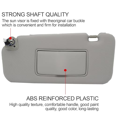 Dasbecan Sun Visor Compatible with Nissan Murano 2009-2014 with - Product Imagery