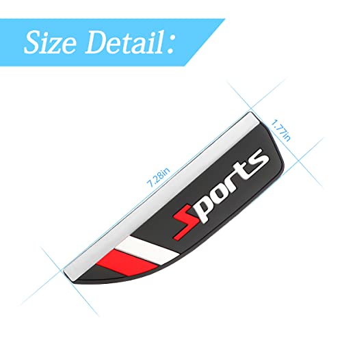 Blilo 2PCS Rear View Mirror Rain Eyebrows, Waterproof PVC Auto - Product Imagery