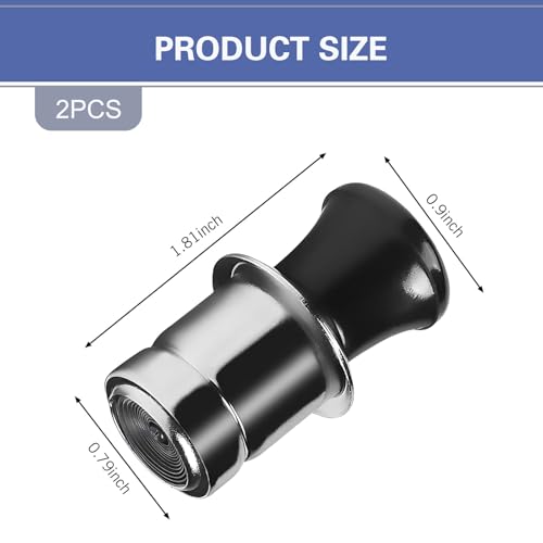 2 PCS Car Cigarette Lighters, 12 V Pop-out Stainless Steel - Product Imagery