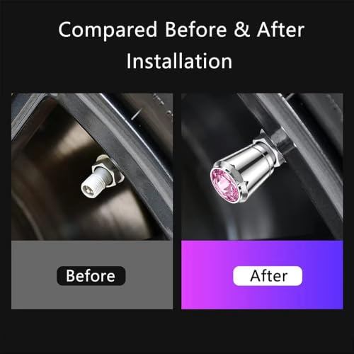 Car Rhinestone Valve Caps for Ford Bronco Sport 2021‑2026 - Product Imagery