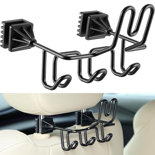Hard Hat Holder for Truck Car Helmet Organizer, Triple Hooks, - Product Imagery