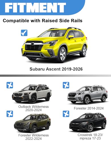 FengYu 300lb Roof Rack Cross Bars for Subaru Ascent 2019-2026 - Product Imagery