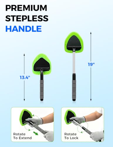 XINDELL Interior Windshield Cleaner Tool – Car Interior Window - Product Imagery