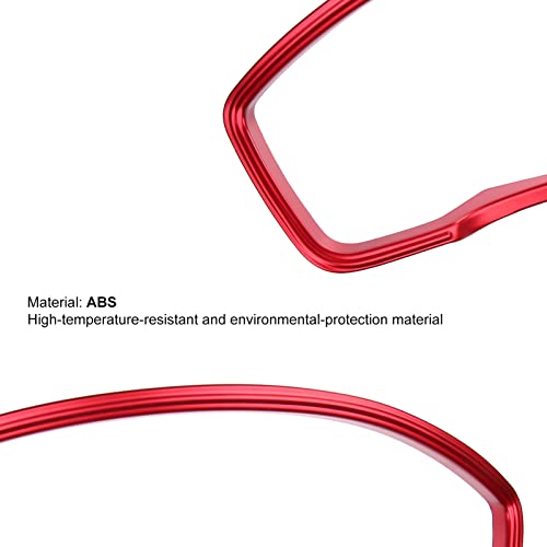 Thenice Interior Dash Board Trims for Honda Civic 2022-2026 -Red - Product Imagery