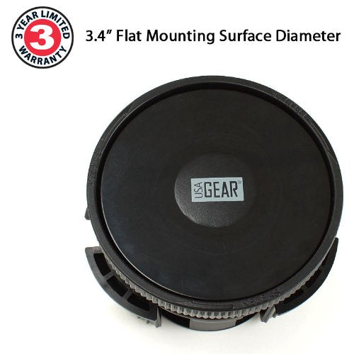 USA GEAR Adjustable Cup Holder Suction Mounting Surface - - Product Imagery