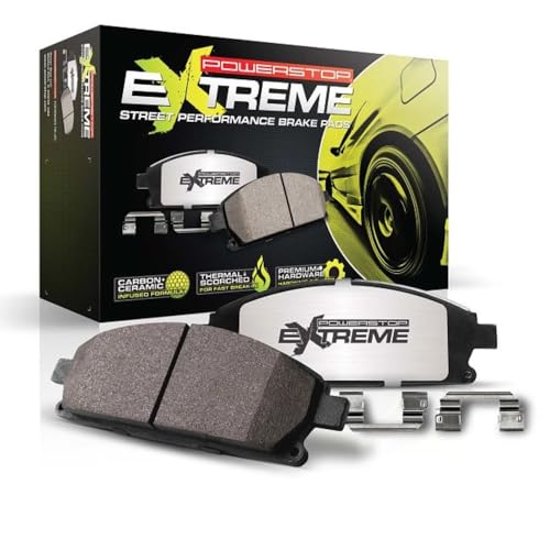 PowerStop Z26 Performance Carbon Fiber Ceramic Brake Pads Rear - Product Imagery