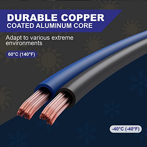 EXTRESPO Heavy Duty Jumper Cables - 4 Gauge 20 Feet 600Amp - Product Imagery
