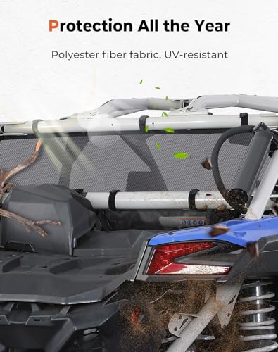 KEMIMOTO X3 Windshield Net Compatible with Cam Am X3 & Max - Product Imagery