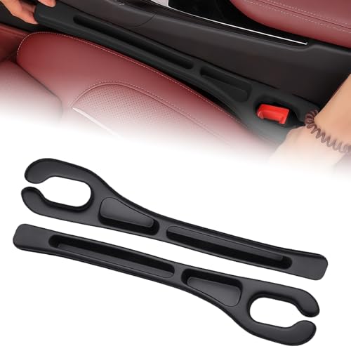 Car Seat Gap Filler, 2 PCS Car Seat Gap Filler Organizer with - Product Imagery