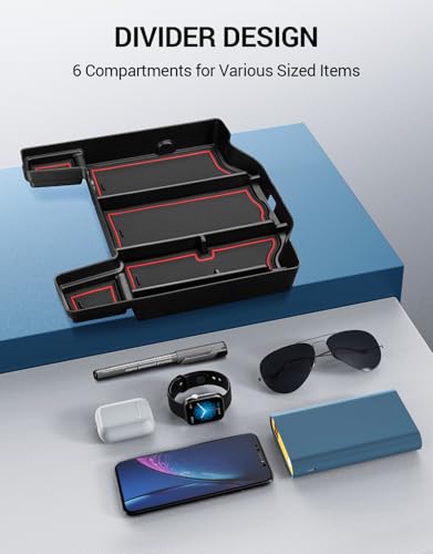 Motrobe Center Console Organizer for 2019-2026 Dodge RAM 1500 - Product Imagery